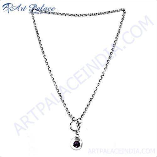 Beautiful Amethyst Silver Necklaces