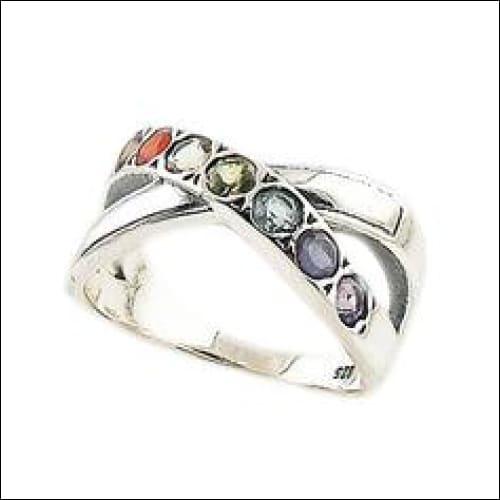 Beautiful Cubic Zicon Gemstones 925 Silver Ring Adjustable Multistone Rings Hand Finished Rings