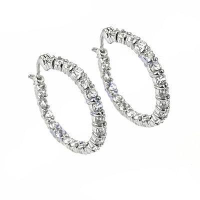 Beautiful Cubic Zirconia Gemstone 925 Silver Earring Gorgeous Cz Earring Feminine Cz Earring