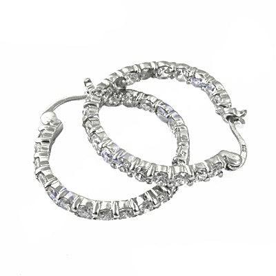 Beautiful Cubic Zirconia Gemstone 925 Silver Earring Gorgeous Cz Earring Feminine Cz Earring
