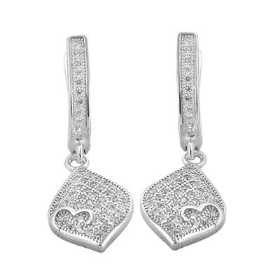 Beautiful Style Cubic Zirconia Stone 925 Silver Earring Favorite Cz Earring Exceptional Cz Earrings