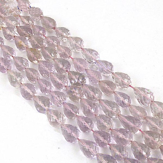 Beautiful Unique Pink Amethyst Gemstone Beads Amethyst Beads Mala Drops Beads Mala