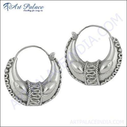Best Quality Ethnic Design Silver Earring