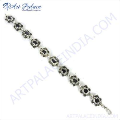 Best Selling Silver Gemstone Bracelet Trendy Gemstone Bracelet Gorgeous Bracelet
