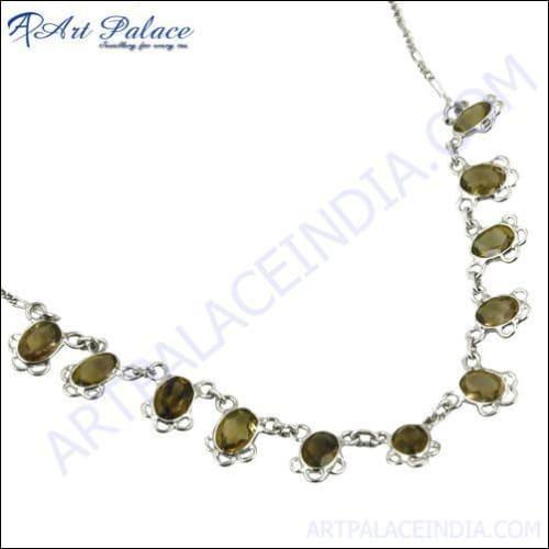 Best Smokey Quartz Silver Necklace