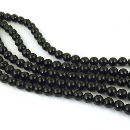 Black Onyx Gemstone Plain Round Beads Superb Beads Strands Beads Strands