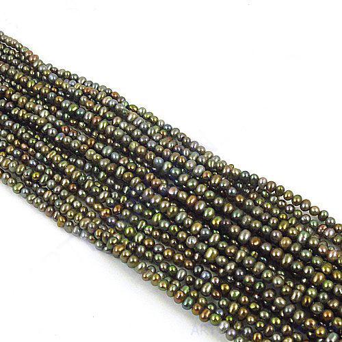 Black Pearl Gemstone Beads Necklace Strands Black Pearl Strands Fashion Beads Strands