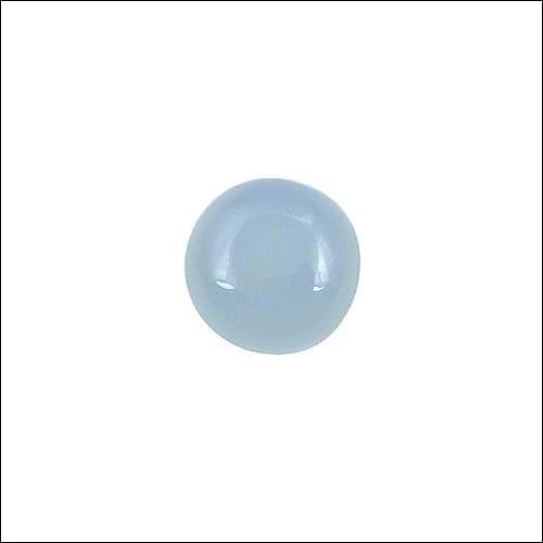 Blue Fire Natural Cabochon Round Chalcedony Loose Gemstones Jewelry Round Blue Gemstone Chalcedony Gemstones