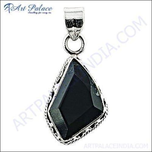 Bold & Beautifull Black Onyx Silver Pendants Jewelry Graceful Pendant Black Onyx Pendant