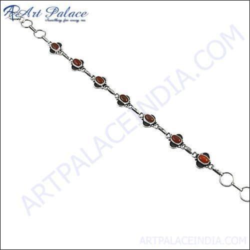 Bright Red Onyx Gemstone Bracelets Jewelry For Any Occasion