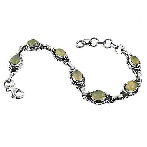 Chalcedony Gemstone Bracelets 925 Sterling Silver Gorgeous Bracelet Exceptional Bracelet