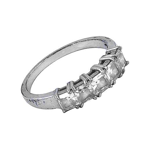 Charming Cubic Zirconia Gemstone 925 Silver Ring Artisan Cz Rings Brilliant Cz Rings