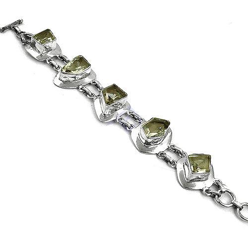 Crystal Gemstone 925 Sterling Silver Bracelet Latest Crystal Bracelet Rare Stones Bracelet