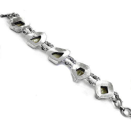 Crystal Gemstone 925 Sterling Silver Bracelet Latest Crystal Bracelet Rare Stones Bracelet