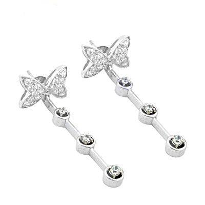 Cubic Zircon Gemstone 925 Sterling Silver Earrings Jewelry Fashion Cz Earring Awesome Cz Earrings