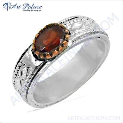 Decent Look Garnet Gemstone Silver Ring Garnet Rings Gorgeous Rings High Class Rings
