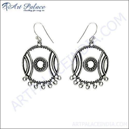 Designer 925 Silver Earring, Online Silver Jewelry