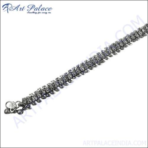 Designer German Silver Ankelet Everyday Silver Anklet Beautiful Silver Anklet
