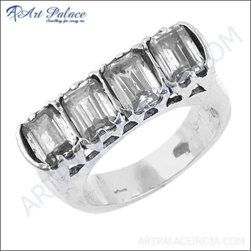 Excellent New Fashionable Cubic Zirconia Gemstone Silver Ring Cz Rings Superb Cz Rings High Quality Cz Rings