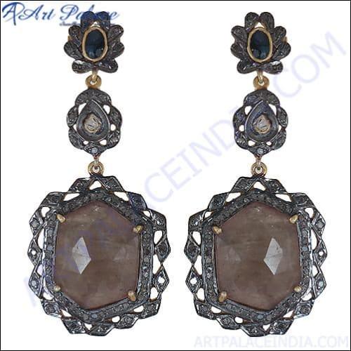 Excellent New Fashionable Victorian Diamond Earring