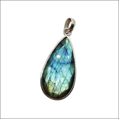 Excellent Pear Shape Labradorite Gemstone 925 Silver Pendant Labradorite Gemstone Pendant Energy Gemstone Pendant Healing Pendants