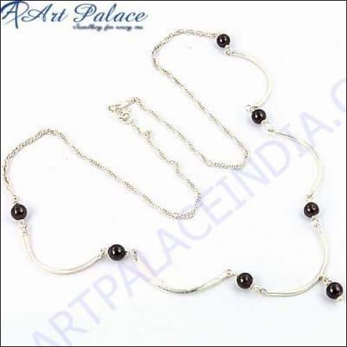 Fabulous Black Beads In Chain Style Jewelry, Beaded Jewelry