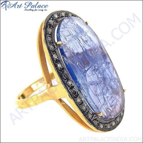 Famous Design Silver Diamond & Sapphire Victorian Jewelry