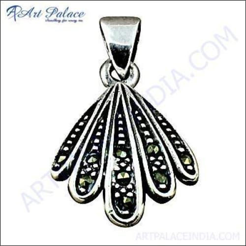 Famous Designer Plain Silver Pendants