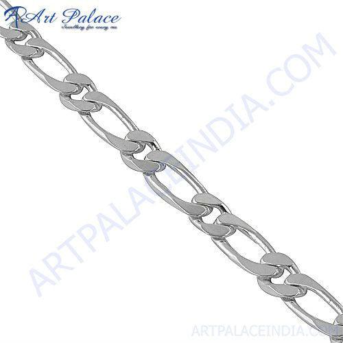 Fantastic Simple Plain Silver Chain Jewelry, 925 Sterling Silver Casual Silver Chain Artisanal Chains