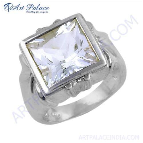 Fashion Accessories Cubic Zirconia Gemstone Sterling Silver Ring