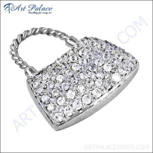 Fashion Accessories Cubic Zirconia Silver Pendant