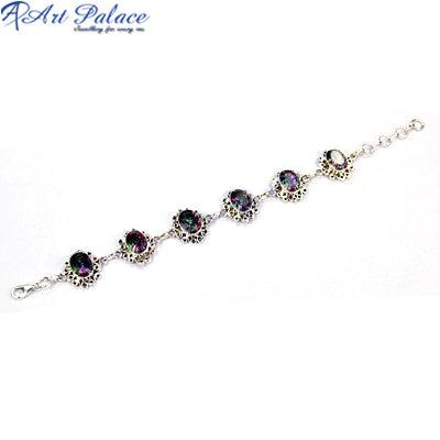 Fashion Accessories Mystic Quartz Gemstone Bracelets Awesome Bracelet Shiny Bracelet