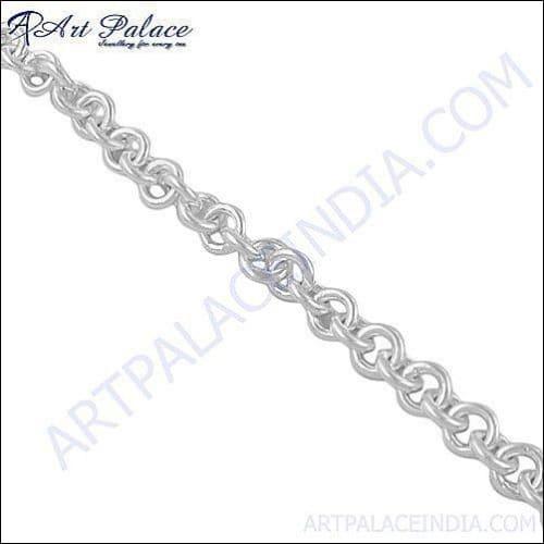 Fashion Jewelry Manufacturers Plain Silver Bracelets