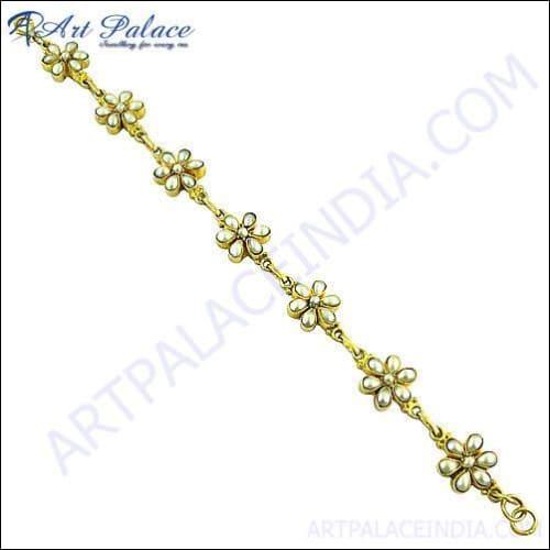 Fashionable Pearl Bracelets For Jewelry Party Wear Bracelet Fancy Gemstone Jewelry