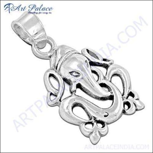 Ganesh 925 Silver Pendant