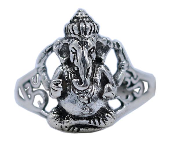 Ganesha Designer 925 Silver Ring God Silver Rings Plain Silver Rings