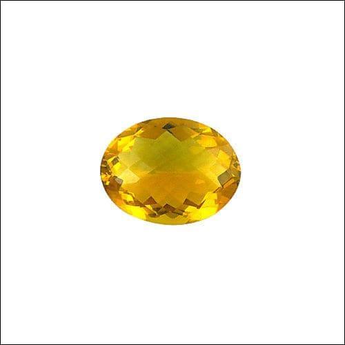 Genuine Semi Precious Yellow Glass Cubic Zirconia Stones For Jewelry,Loose Gemstone