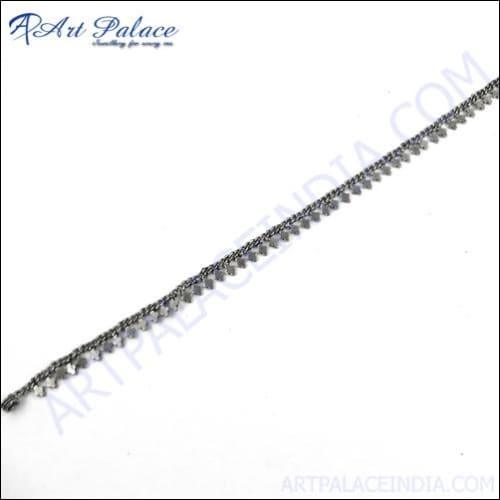 Girl's Wear White Metal Ankelets Exciting Silver Anklet Superior Silver Anklet