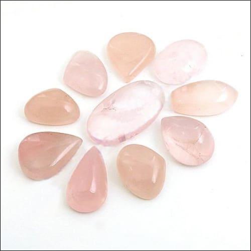 Good Quality Mix Shape Natural Loose Rose Quartz Gemstone For Jewelry Fashionable Gemstone Solid Gemstone Hand Finished Gemstone