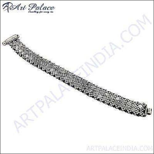Gorgeous Plain Silver Bracelets