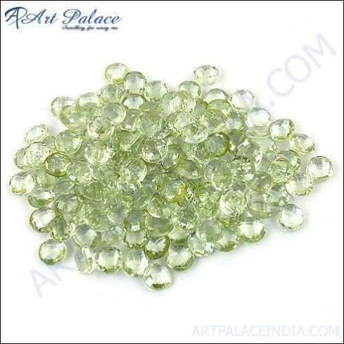 Green Amethyst Drops Briolette Cut Stands GemStone For Jewelry, Loose GemStone Exceptional Gemstone