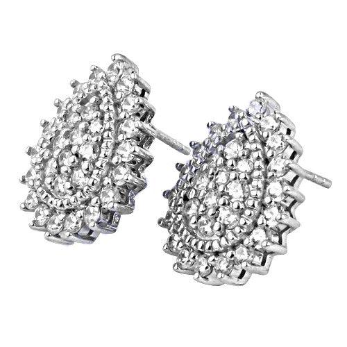 Handmade Cubic Zircon Gemstone 925 Silver Earring Glamours Cz Earrings High Class Cz Earrings