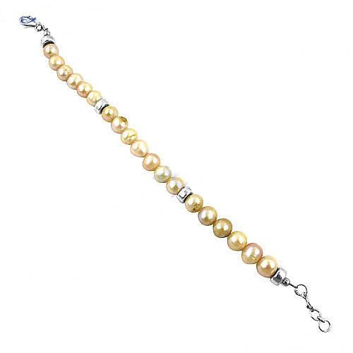 Handmade New Pearl Style Silver Hook Bracelets Jewelry Collection Pearl Bracelet Fancy Bracelet