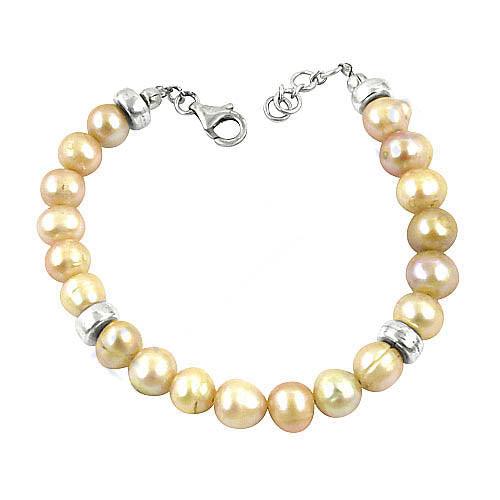 Handmade New Pearl Style Silver Hook Bracelets Jewelry Collection Pearl Bracelet Fancy Bracelet