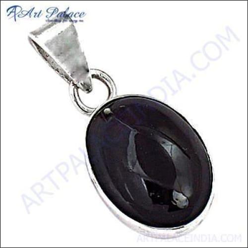 High Class Pendant Garnet Gemstone Silver Pendant Solid Pendant