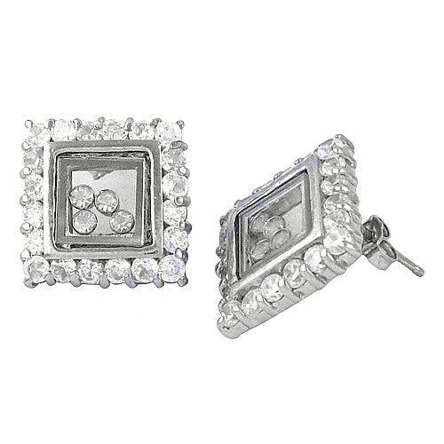 High Quality Handmade Design Cubic Zircon Gemstone 925 Sterling Silver Earrings Magnificent Cz Earring Artisanal Cz Earring