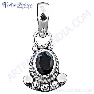 High Quality Stylish Silver Jewelry With Garnet Pendant Fantastic Gemstone Pendant Ethnic Gemstone Pendant