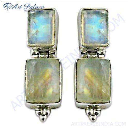 HOT!!! Luxury Rainbow Gemstone Earrings Jewelry, 925 sterling Silver Jewelry