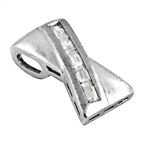Hot Sale Cubic Zirconia Gemstone Silver Pendant Charming Cz Pendant Latest Cz Pendant