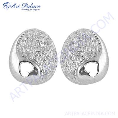 Hot Sales Cubic Zirconia Earring Unique Design Small Earrings Newest Cz Earrings Gorgeous Cz Earrings